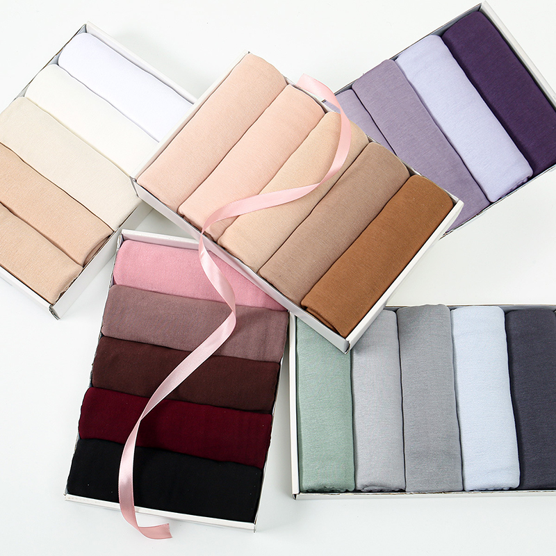 Bandana Cotton - Lenço Hijab de Algodão Modal Premium,