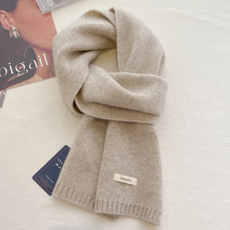 Muffler Men Wool - Alta qualidade 100% cachecol de lã