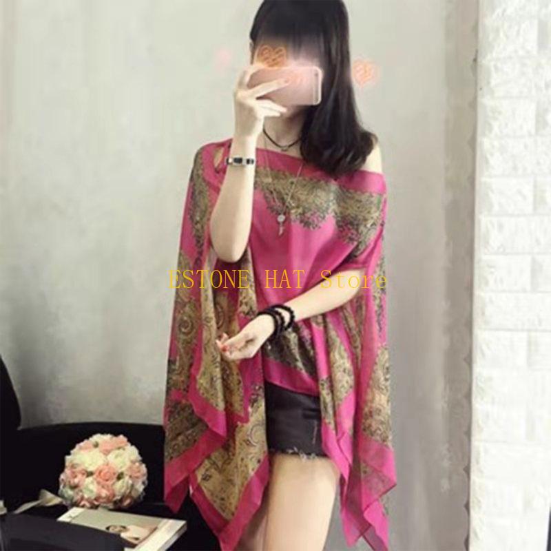 49MF feminina cachecóis xale v - Pashmina Wrap Large avaliação e preço