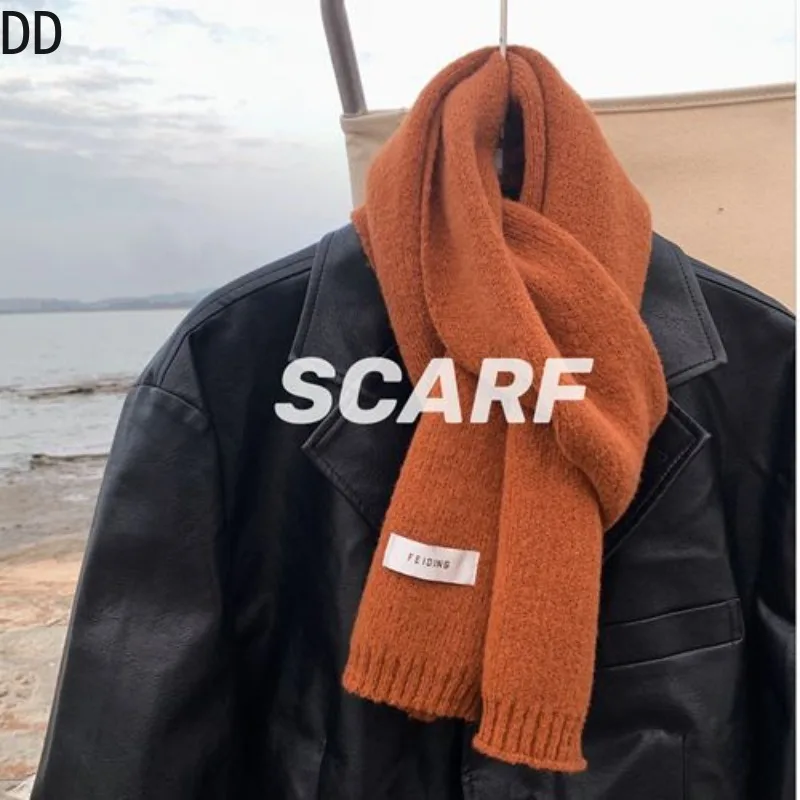 Simples chique sólido macio ca - Muffler Men Wool avaliação e preço