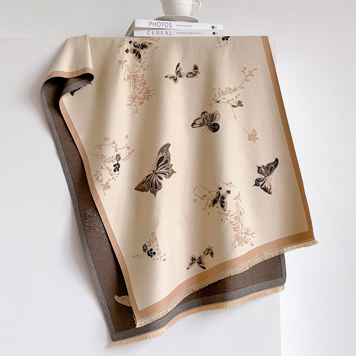 Cachecol Feminino de Imitação  - Pashmina Wrap Large avaliação e preço