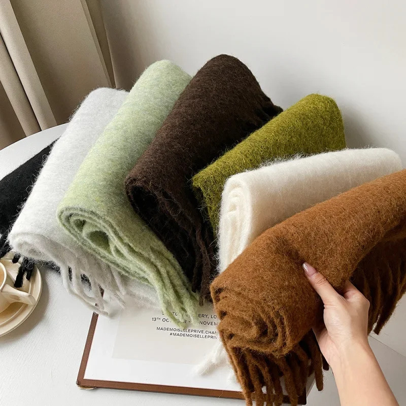 Cachecol senhora outono invern - Muffler Men Wool avaliação e preço