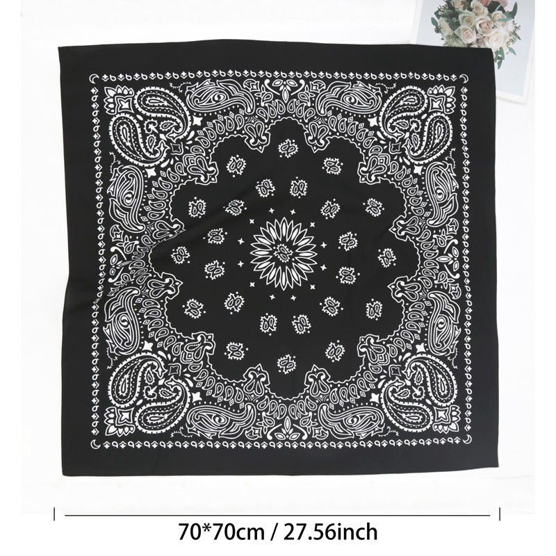 Lenço Bandana Grande Unissex 7 - Bandana Cotton avaliação e preço