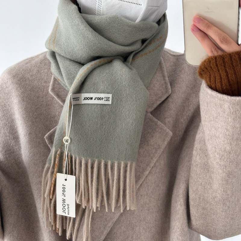 Elegante de boa qualidade 100% - Muffler Men Wool avaliação e preço