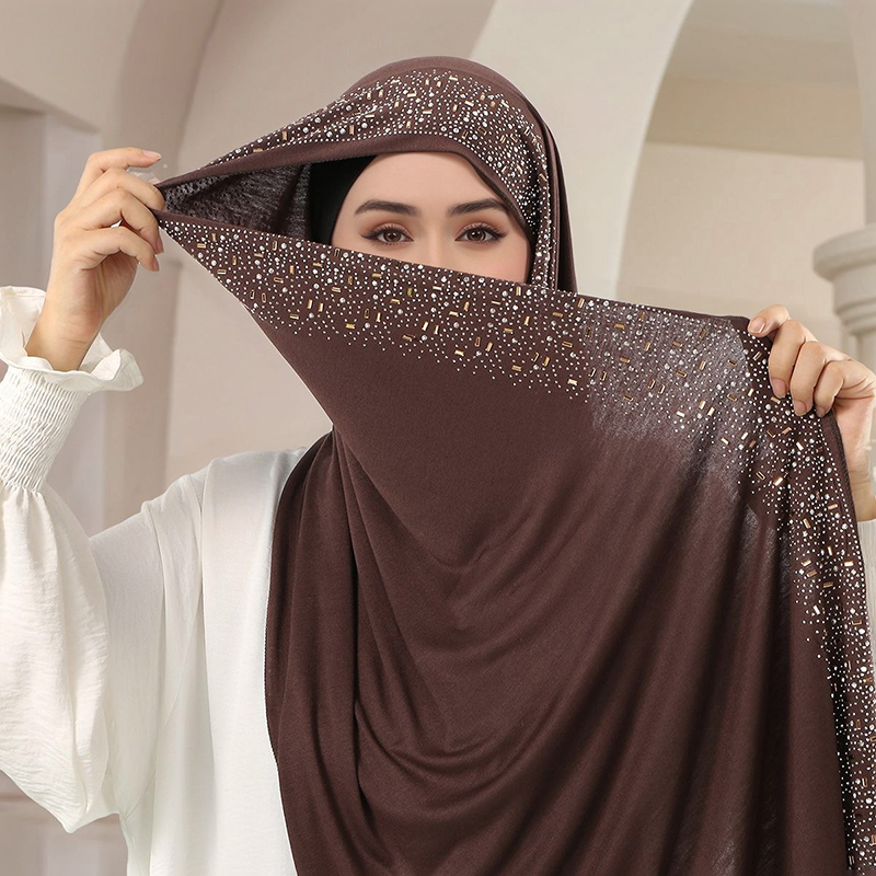 Lenço Hijab de Algodão com Str - Bandana Cotton avaliação e preço